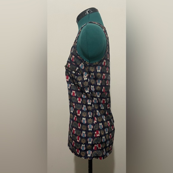 Forever 21 sleeveless owl print blouse - Picture 2 of 7